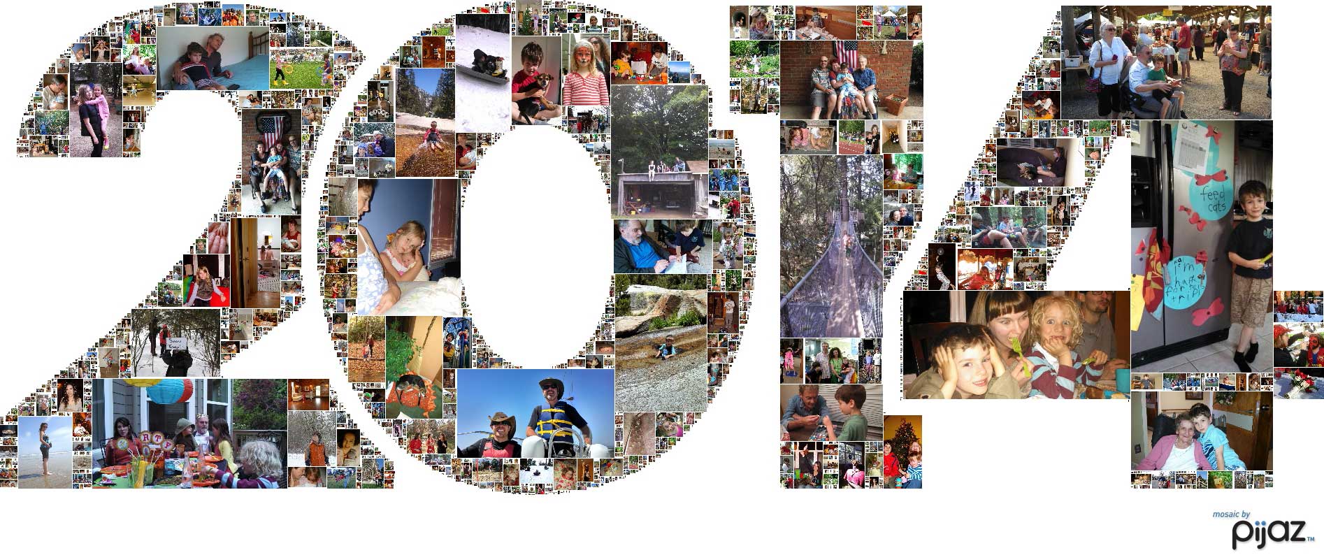 2014 photo mosaic